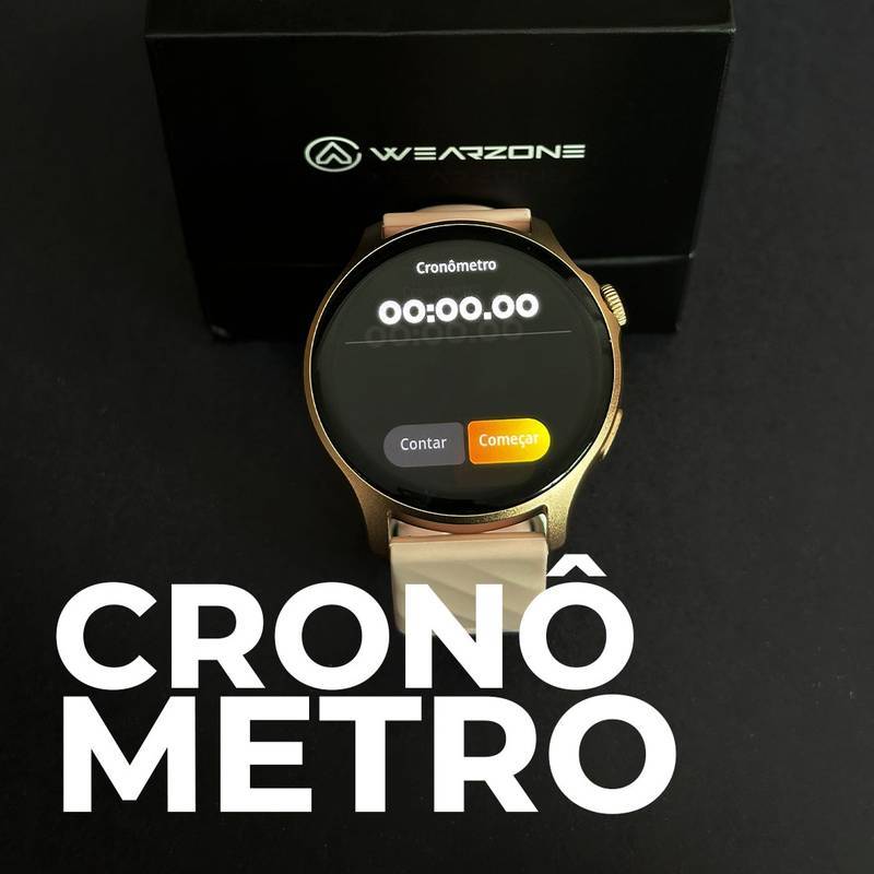 LIFE SMARTWATCH A PROVA D'ÁGUA 1 ATM AMOLED | BATERIA DE LONGA DURAÇÃO| 100 MODOS DE ESPORTES
