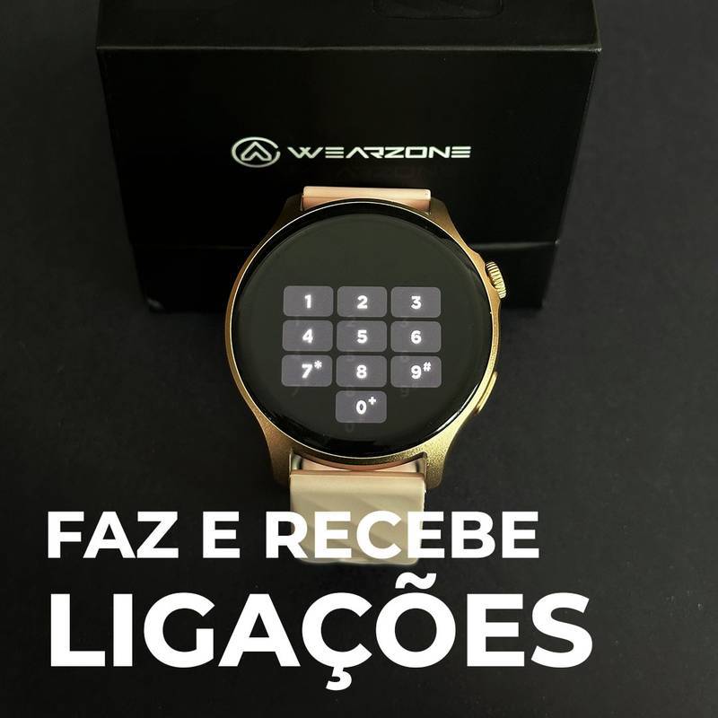 LIFE SMARTWATCH A PROVA D'ÁGUA 1 ATM AMOLED | BATERIA DE LONGA DURAÇÃO| 100 MODOS DE ESPORTES