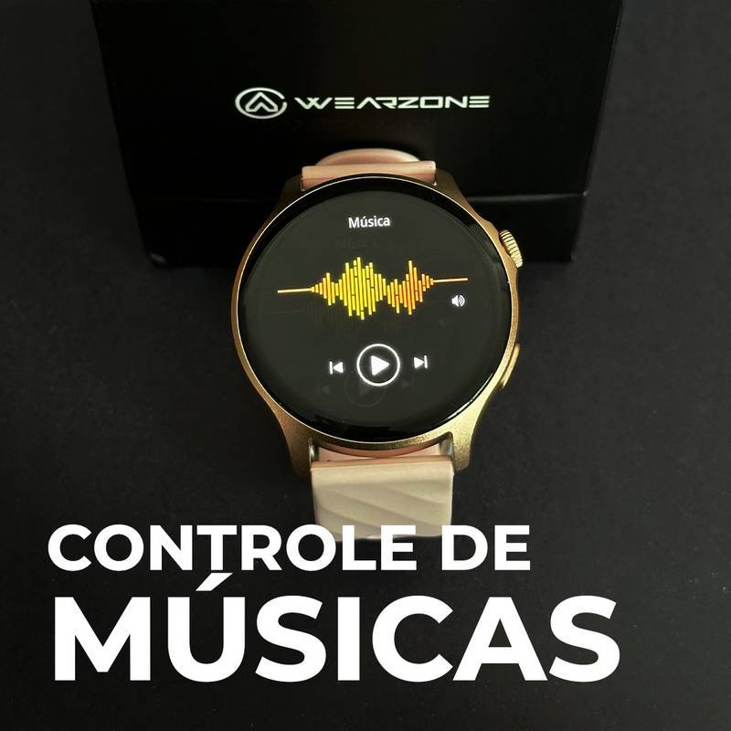 LIFE SMARTWATCH A PROVA D'ÁGUA 1 ATM AMOLED | BATERIA DE LONGA DURAÇÃO| 100 MODOS DE ESPORTES