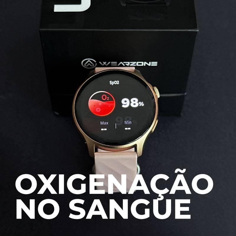 LIFE SMARTWATCH A PROVA D'ÁGUA 1 ATM AMOLED | BATERIA DE LONGA DURAÇÃO| 100 MODOS DE ESPORTES