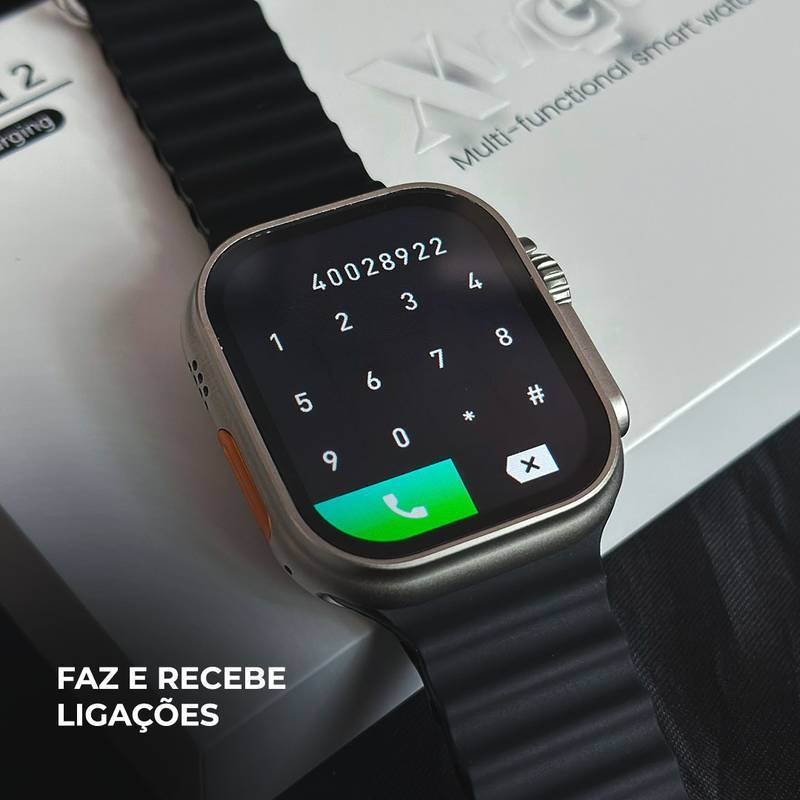 Xh Ultra 2 - Modelo Ultra Custo-benefício Com Função Dois Gestos+ Pulseira de Silicone