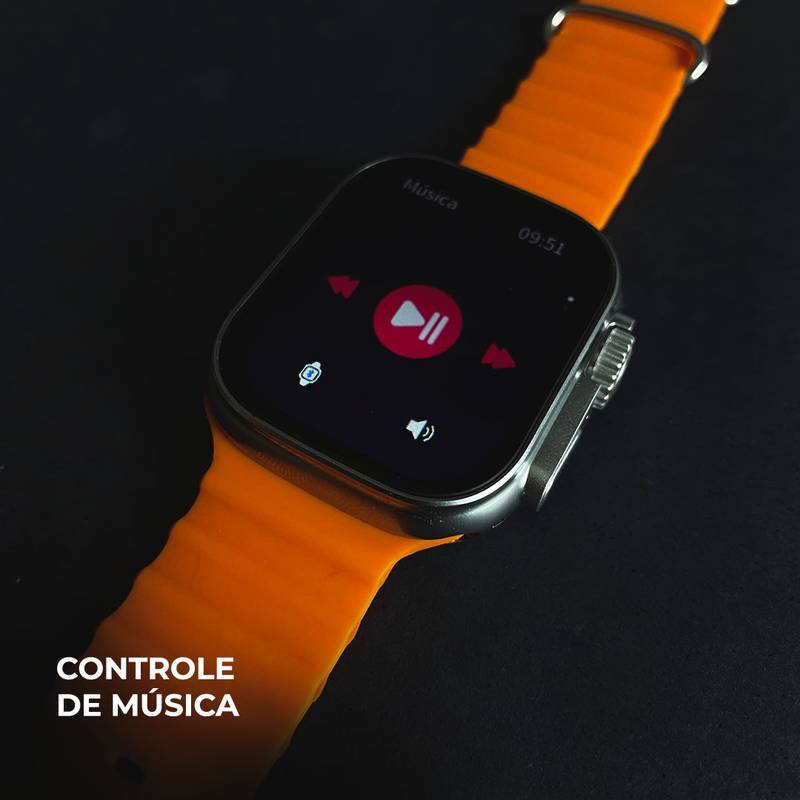 WS-79 ULTRA 2 | Kit 3 pulseiras | Pulseira de Couro e Metal | Segunda geração