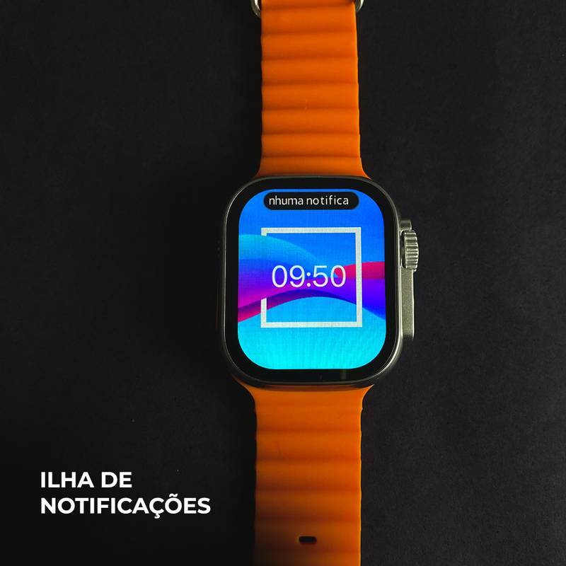 WS-79 ULTRA 2 | Kit 3 pulseiras | Pulseira de Couro e Metal | Segunda geração