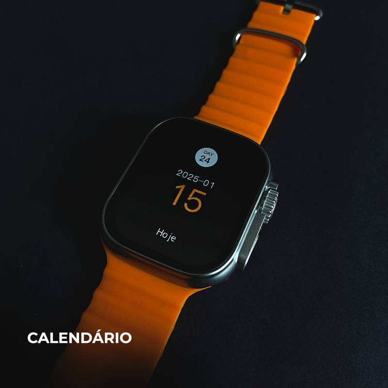 WS-79 ULTRA 2 | Kit 3 pulseiras | Pulseira de Couro e Metal | Segunda geração