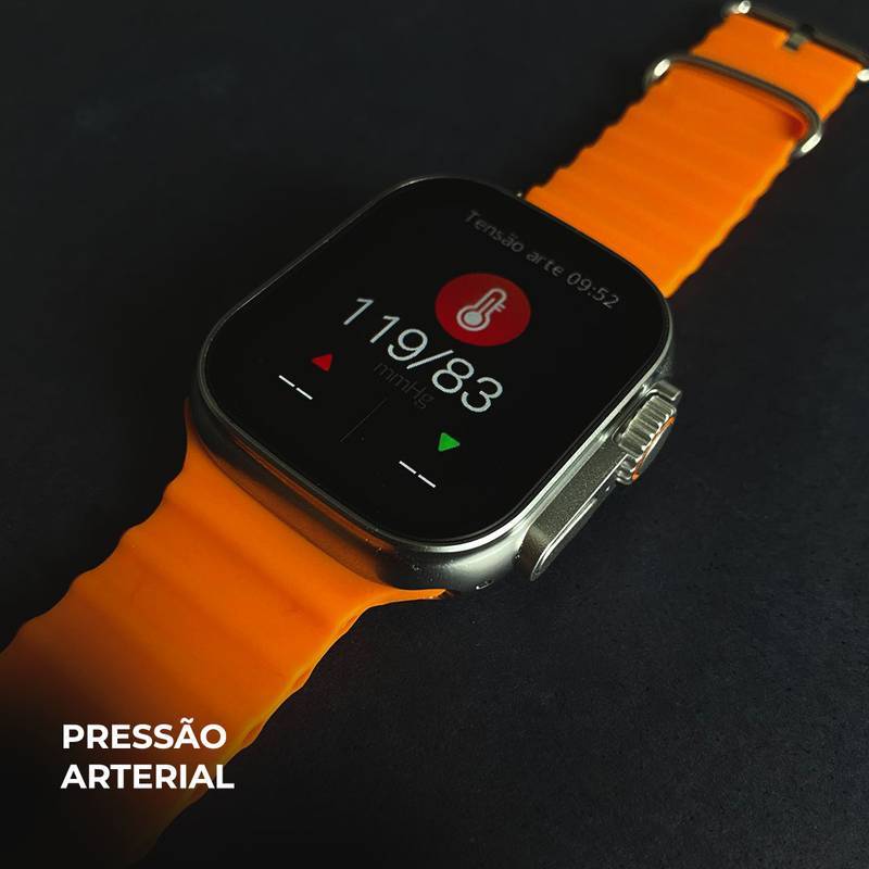 WS-79 ULTRA 2 | Kit 3 pulseiras | Pulseira de Couro e Metal | Segunda geração