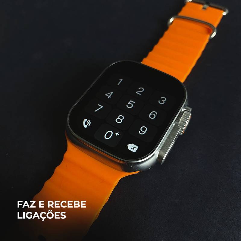 WS-79 ULTRA 2 | Kit 3 pulseiras | Pulseira de Couro e Metal | Segunda geração