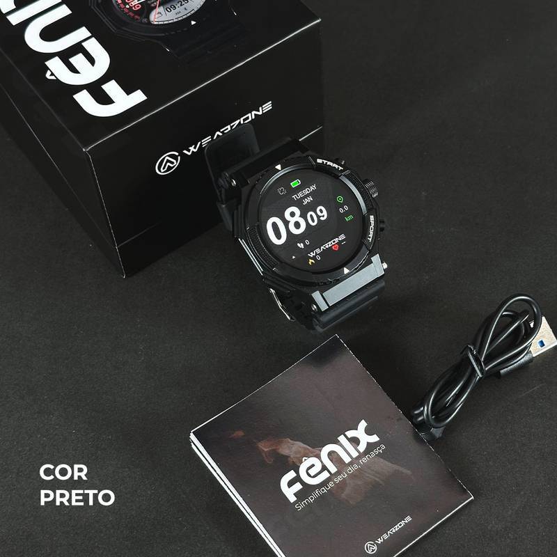 FÊNIX WEARZONE |1ATM | GPS INTEGRADO | MODOS ESPORTE