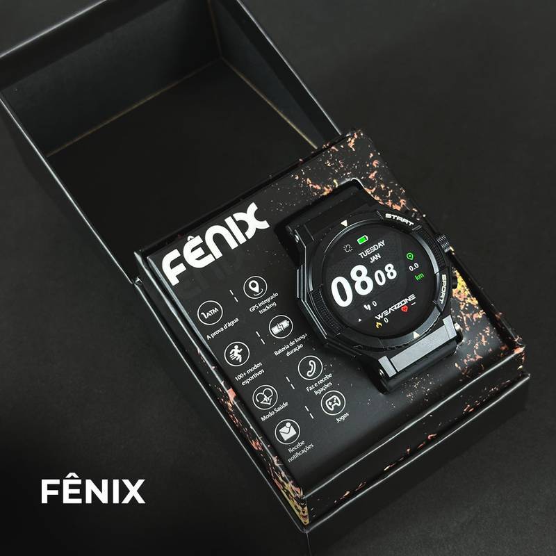 FÊNIX WEARZONE |1ATM | GPS INTEGRADO | MODOS ESPORTE