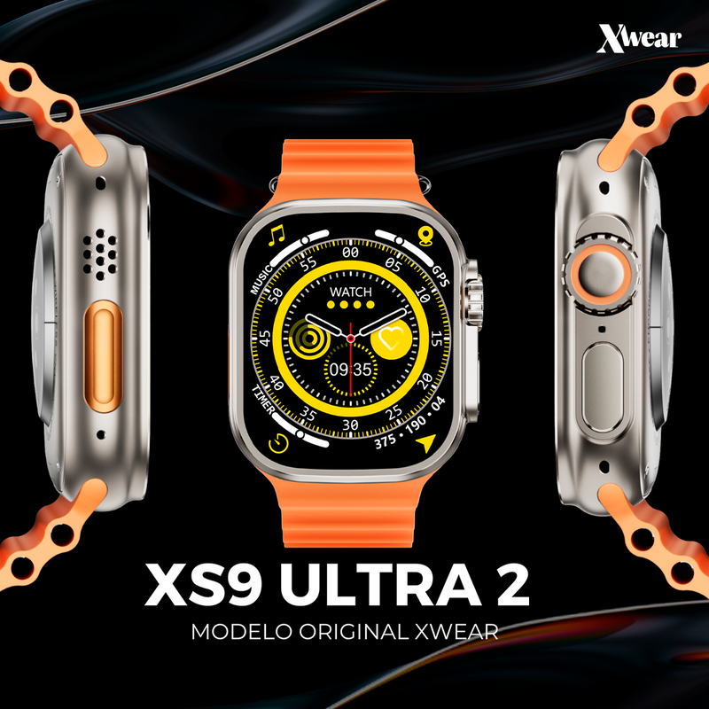 XS9 ULTRA 2 | CUSTO-BENEFÍCIO ORIGINAL XWEAR+ Pulseira de Silicone de Brinde