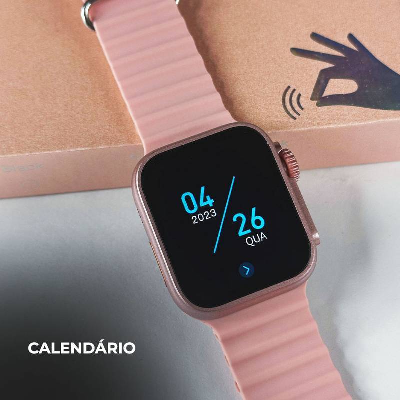 WS26 Ultra 2 mini 44mm | 4 pulseiras | Acabamento premium | Dual touch