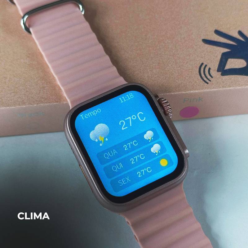 WS26 Ultra 2 mini 44mm | 4 pulseiras | Acabamento premium | Dual touch