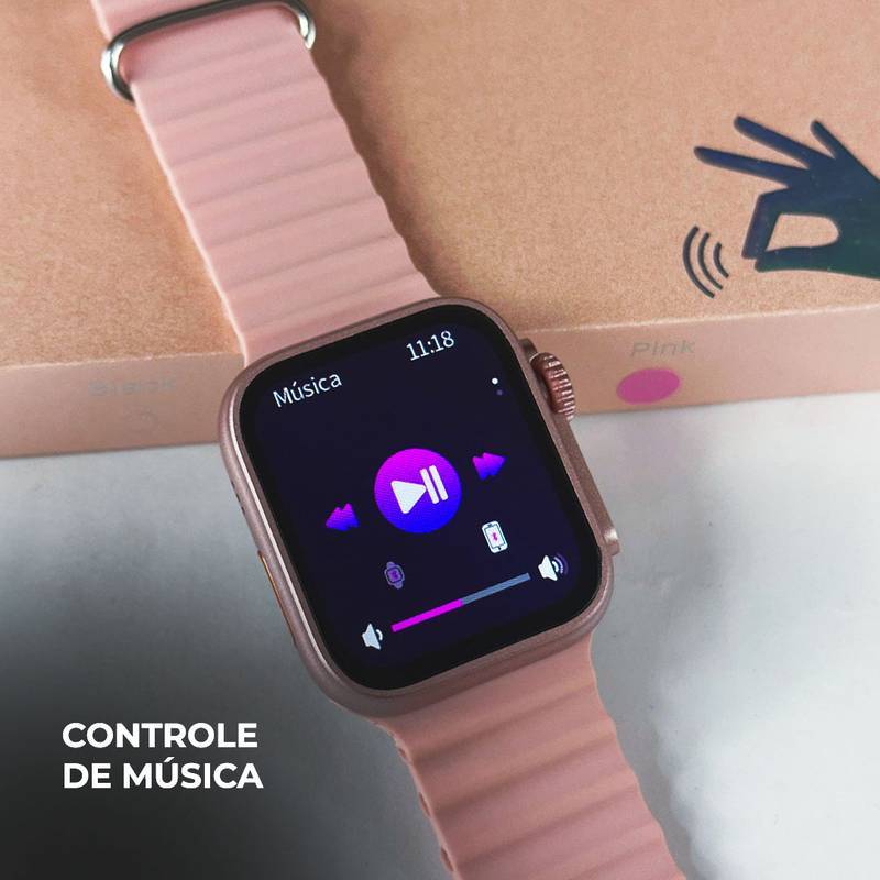 WS26 Ultra 2 mini 44mm | 4 pulseiras | Acabamento premium | Dual touch