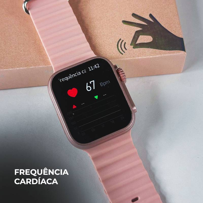 WS26 Ultra 2 mini 44mm | 4 pulseiras | Acabamento premium | Dual touch