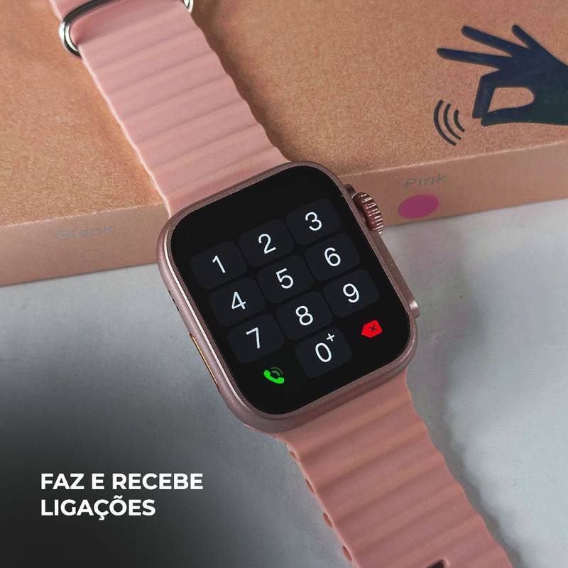 WS26 Ultra 2 mini 44mm | 4 pulseiras | Acabamento premium | Dual touch