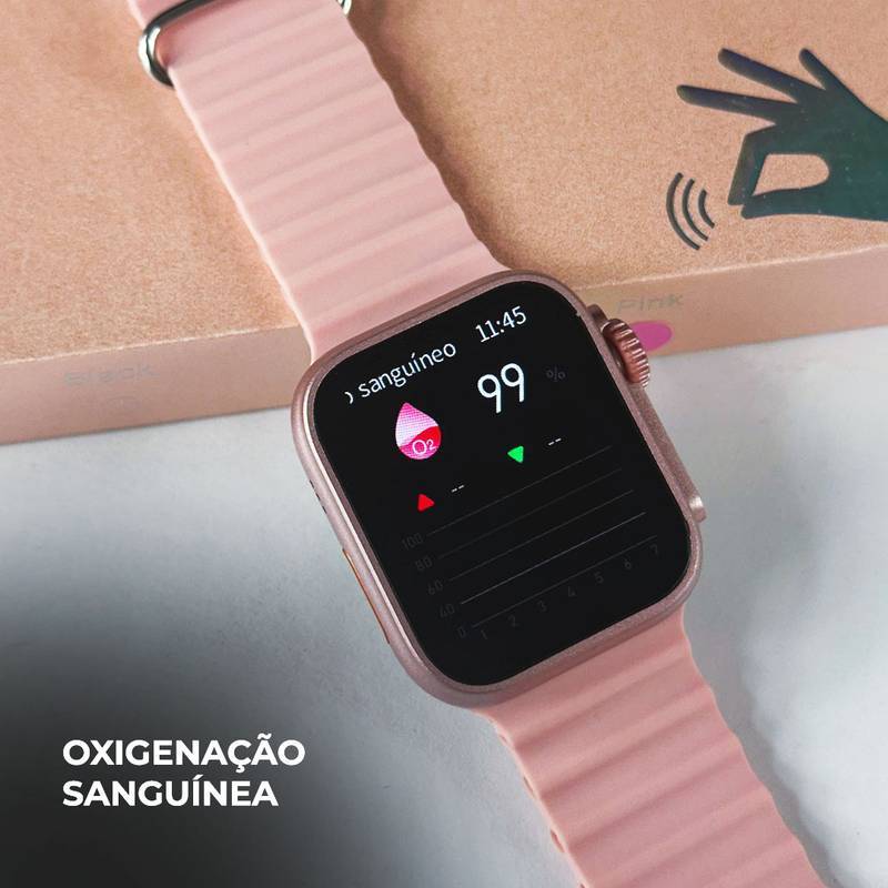WS26 Ultra 2 mini 44mm | 4 pulseiras | Acabamento premium | Dual touch