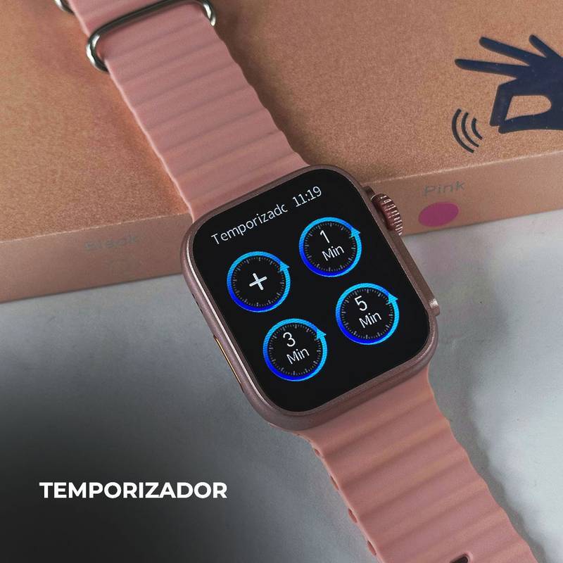 WS26 Ultra 2 mini 44mm | 4 pulseiras | Acabamento premium | Dual touch