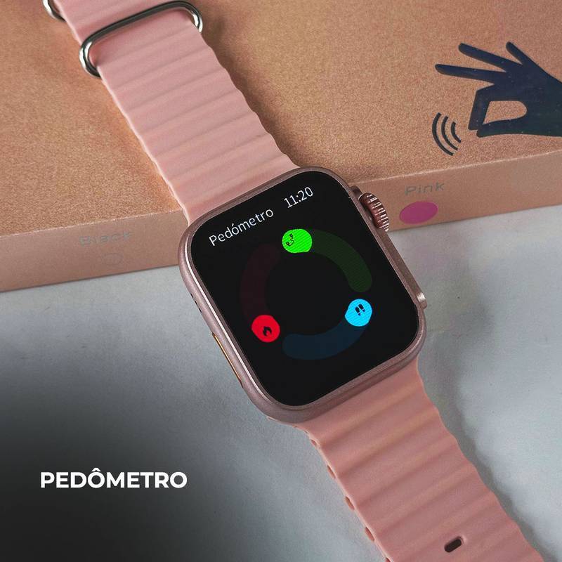 WS26 Ultra 2 mini 44mm | 4 pulseiras | Acabamento premium | Dual touch